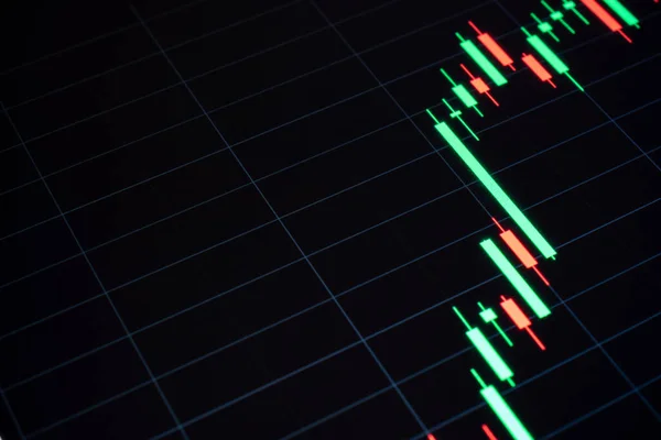 Approfondimenti Grafico Finanziario Dati Analisi Delle Scorte Background Aziendale Sullo — Foto Stock