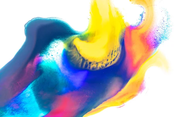 Aquarelpatroon Abstract Kleurrijke Verf Aquarel Textuur Splash Inkt Vlek Voor — Stockfoto