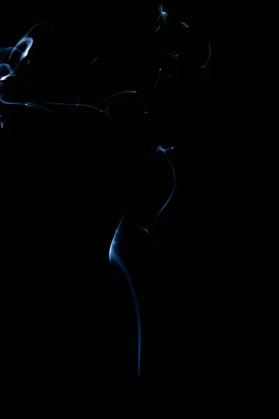 Gőzgőz Elmosódott Absztrakt Köd Fehér Füst Vagy Ködfelhő Fekete Háttérrel — Stock Fotó