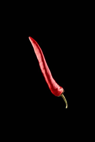 Chilli Peppar Isolerad Röd Varm Chili Paprika Eller Kryddig Chile — Stockfoto