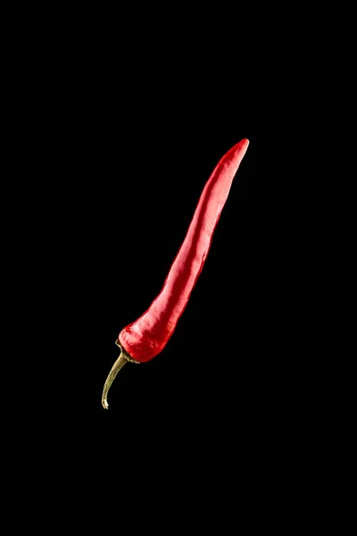 Chili Poivre Paprika Chili Rouge Piment Cayenne Épicé Isolé Sur — Photo