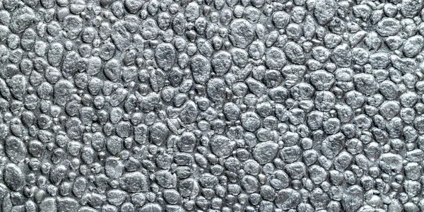 Fundo Textura Cinza Material Espuma Isopor Preto Padrão Poliestireno Plástico — Fotografia de Stock