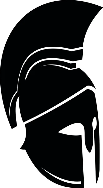 Spartan Helmet silhouette Vector Graphics