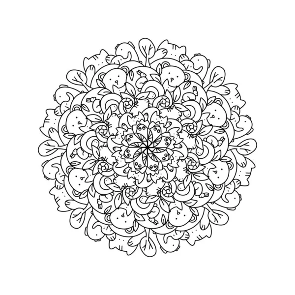 Black and white circle flower ornament ornamental round lace design Stock  Vector Vector And Low Budget Royalty Free Image Pic ESY035126986   agefotostock