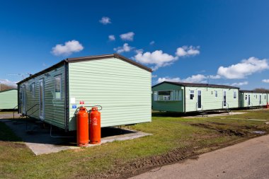 Statik tatil Karavan kamp yerinde