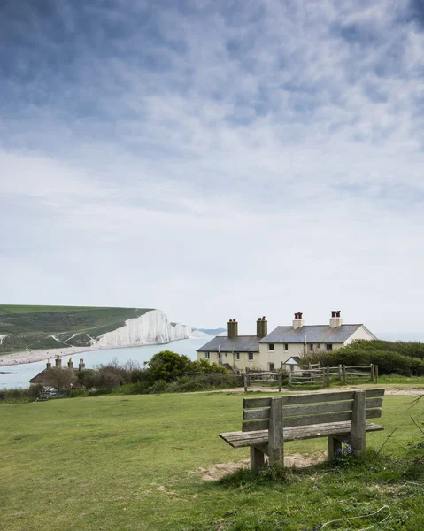 Seven Sisters Cliffs in South Downs in East Sussex — Stock Photo, Image