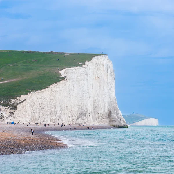 Seven Sisters Cliffs South Downs East Sussex Towns Seaford Eastbourne — Stock Photo, Image