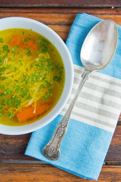 Sopa de frango polonês — Fotografia de Stock