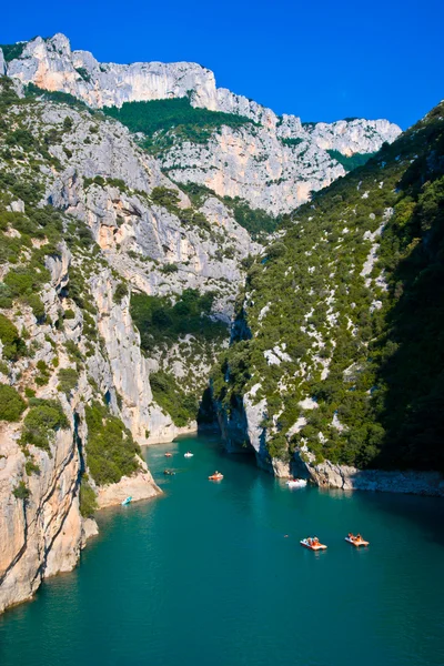 Kaňon verdon rokle, Francie, provence — Stock fotografie