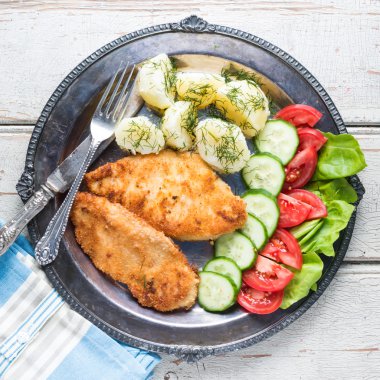 tavuk şnitzel
