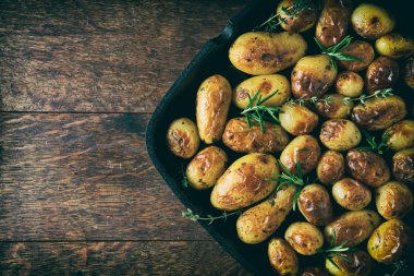 Yeni kavrulmuş patates