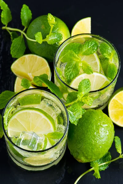 Mojito otlar ile kokteyl — Stok fotoğraf