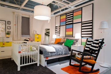 IKEA mağazası iç.