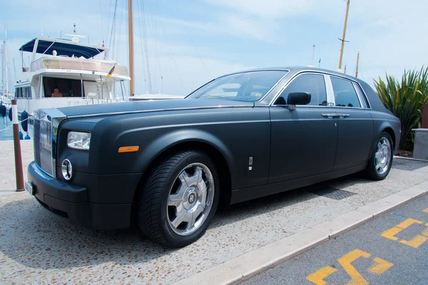 Zwarte Rolls Royce Phantom — Stockfoto