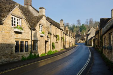 Cotswold Köyü Castle Combe, İngiltere