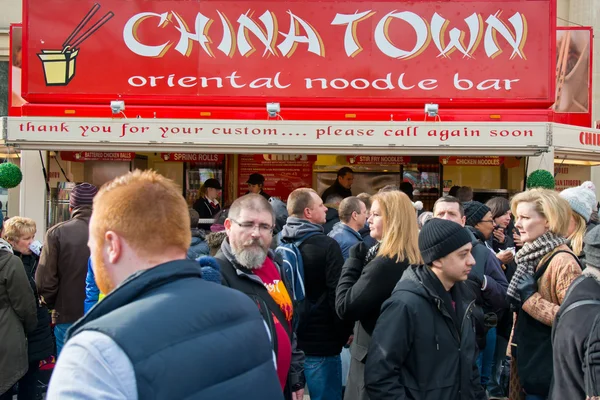 The monkey Chinese new year in trafalgar square and Chinatown. London — Stock Photo, Image