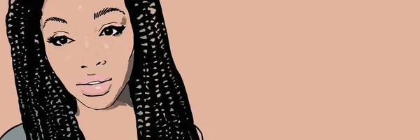 African american woman braids