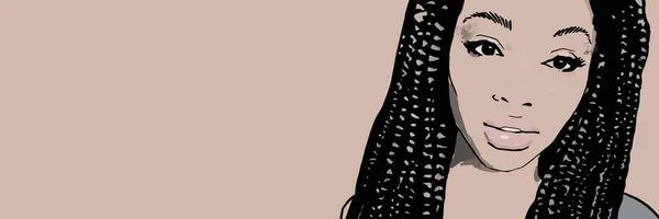 African american woman braids