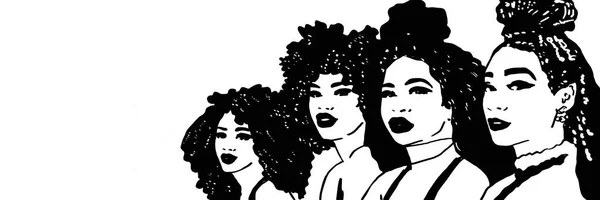 Czarne Włosy Kobieta Afro — Zdjęcie stockowe