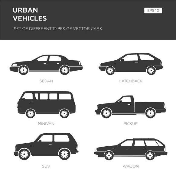 Diseño Transporte Sobre Fondo Blanco Ilustración Vectorial Colección Coche Icono — Vector de stock