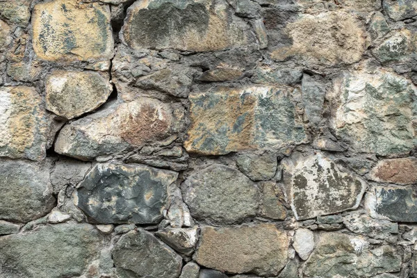 Tła Starego Muru Obronnego Starożytny Historyczny Zamek Lub Twierdza Genueńczyków — Zdjęcie stockowe