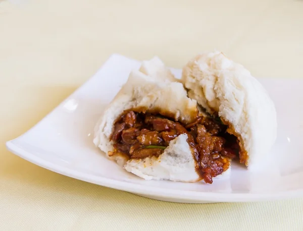 Char siew pau — Zdjęcie stockowe