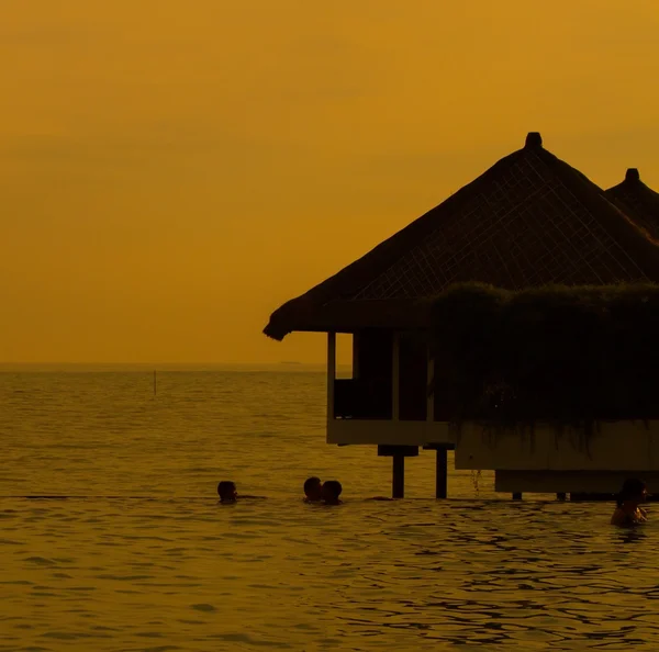 Holiday water chalets — Stock Photo, Image