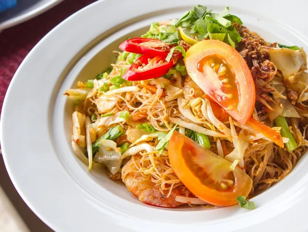 Stir-fry rice noodles — Stock Photo, Image