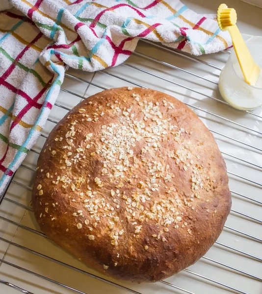 Runda bröd — Stockfoto