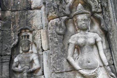 Antik tapınak heykel