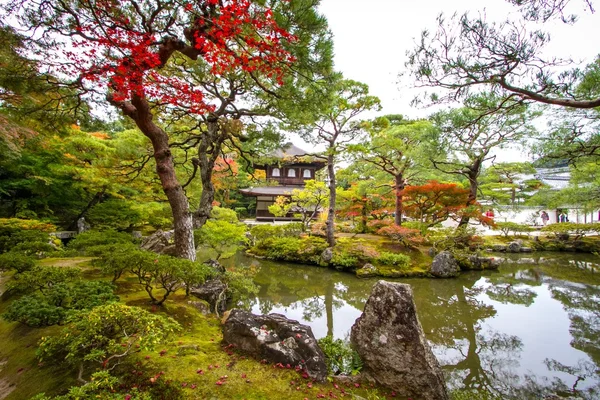 Ginkaku-ji ασημένια περίπτερο — Φωτογραφία Αρχείου