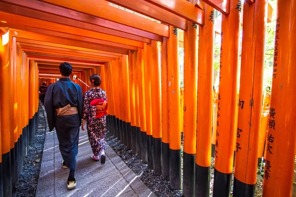 Fushimi Inari Taisha svatyně, Kyoto, Japonsko — Stock fotografie