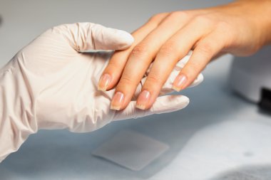 Bakım yordamı, yakın çekim fotoğraf, Şevval Özçelik Güzellik el dosyalama çivi, kadın içinde Salon manikür