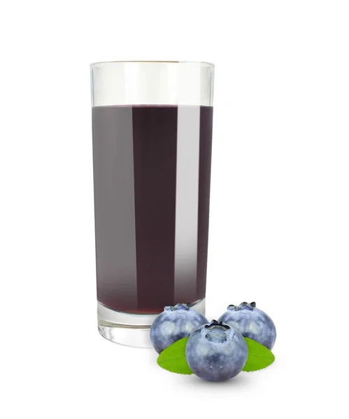 Blåbär juice — Stockfoto