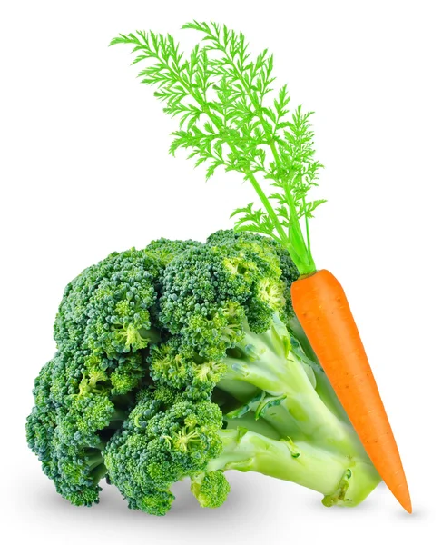 Broccoli e carote — Foto Stock