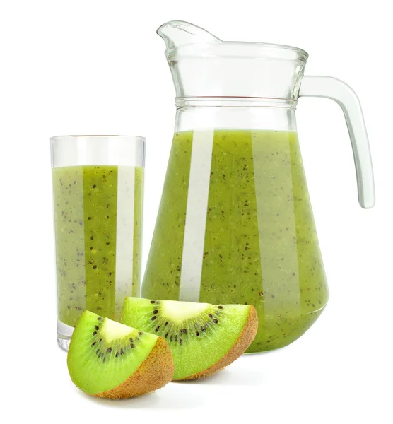 Suco com kiwi — Fotografia de Stock