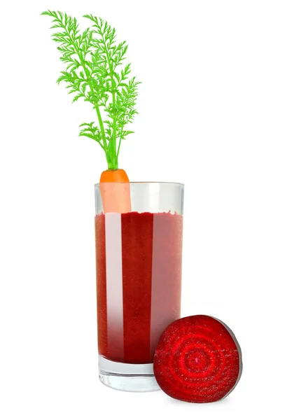Carrot beetroot juice — Stock Photo, Image