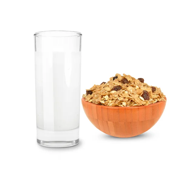 Müsli und Milch — Stockfoto