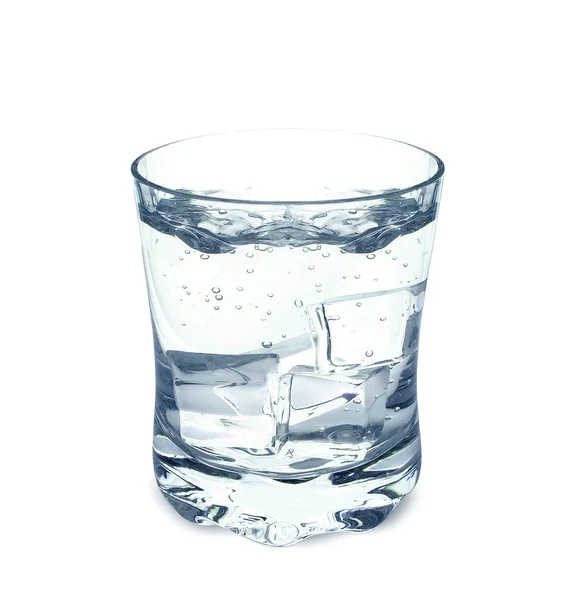 유리잔에 담긴 물 — 스톡 사진