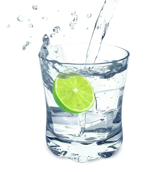 Water and lime — Stock Photo, Image