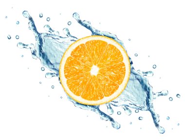 su sıçrama ve turuncu