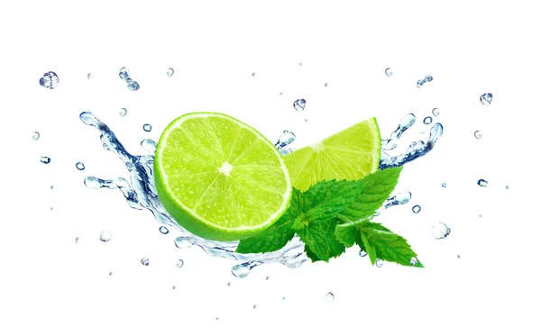 kireç ve su sıçrama