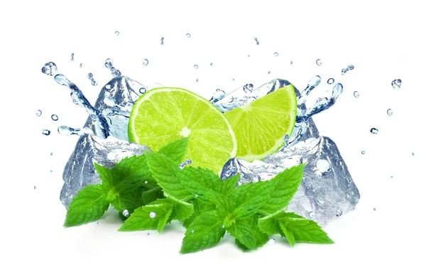 kireç ve su sıçrama