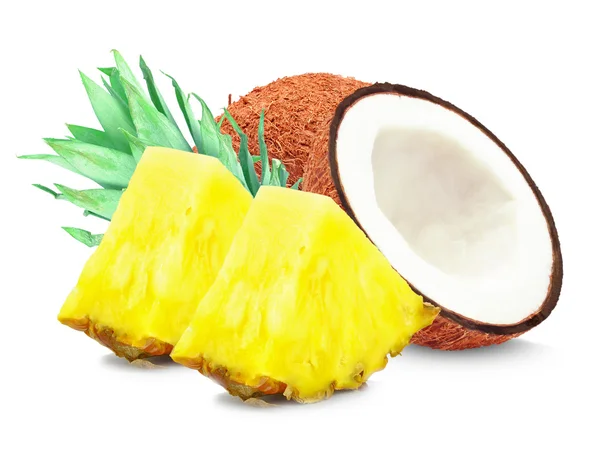 Ананас і кокосове — стокове фото