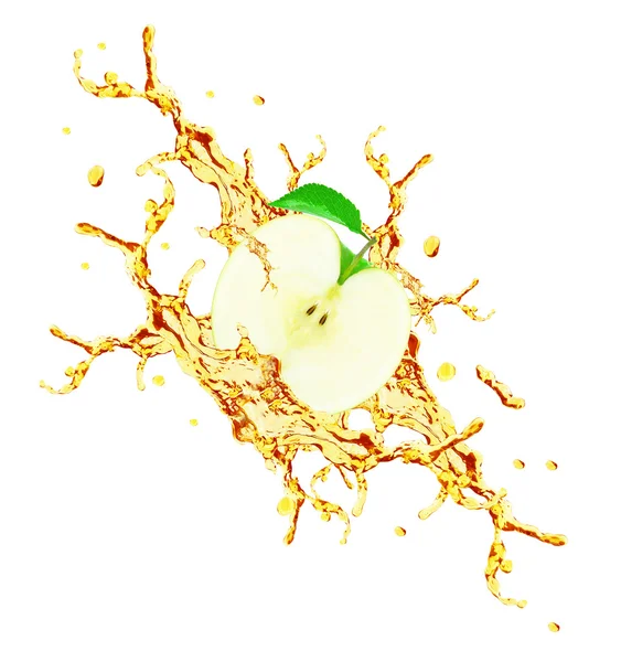 Apple splash — Stockfoto