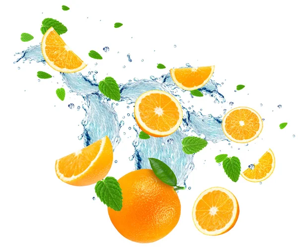 Salpicadura naranja —  Fotos de Stock
