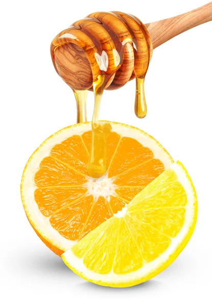 Citrus and honey — Stock Photo, Image