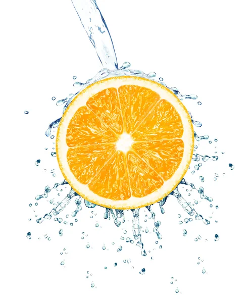 Orange splash — Stock Photo, Image