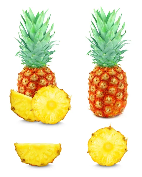 Ananas koláž — Stock fotografie