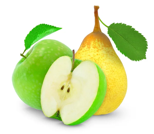 Manzana y pera — Foto de Stock